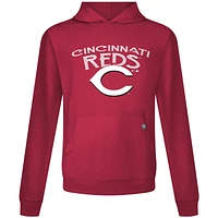 Sweat à capuche rouge Levelwear pour homme des Reds de Cincinnati Accolade Relay Mission