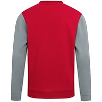 Men's Levelwear Red Cincinnati Reds Accolade Ultimate Textbook Pullover Sweatshirt