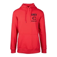 Men's Levelwear Cincinnati Reds City Connect Podium Baseline Pullover Hoodie