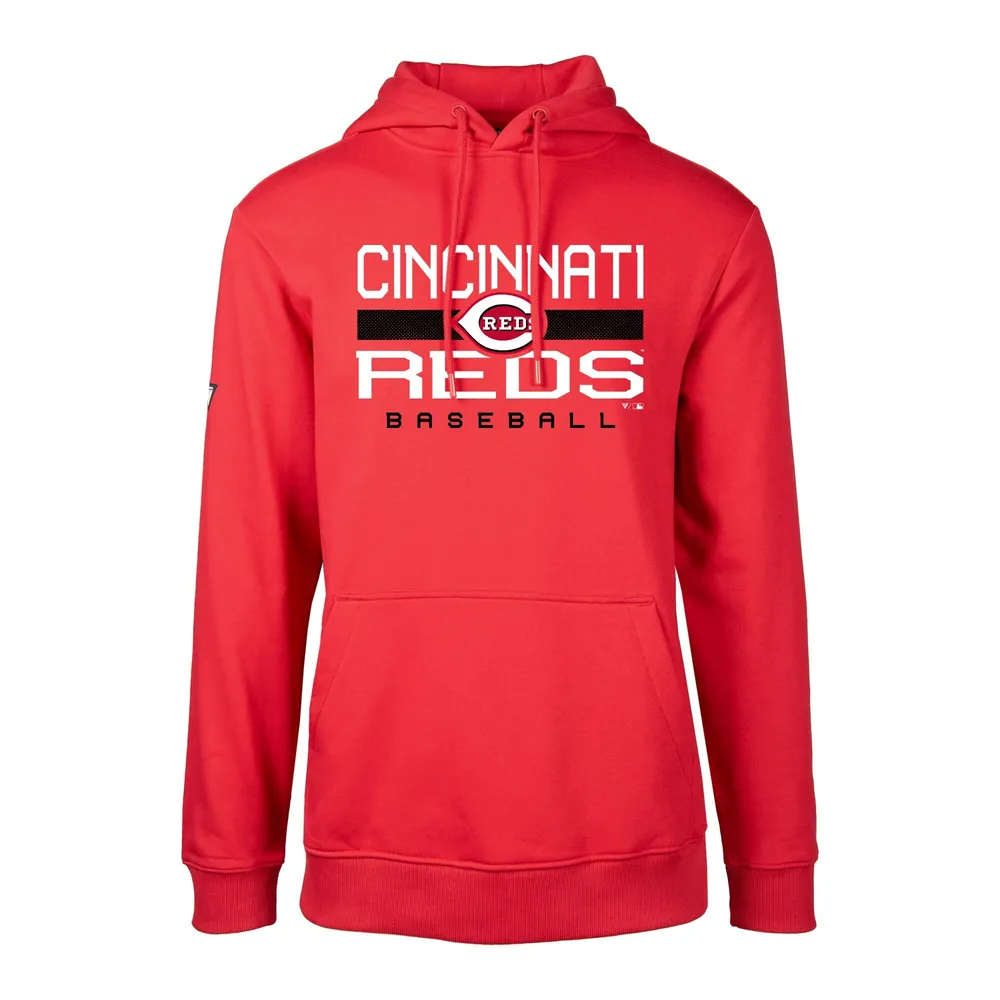 Lids Cincinnati Reds Youth Team Primary Logo Pullover Hoodie - Red