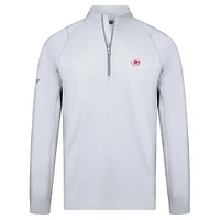 Pull-over blanc à glissière quart de tour Theory Insignia 2.0 pour homme Levelwear Cincinnati Reds
