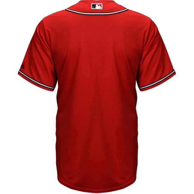 Maillot Majestic Scarlet Cincinnati Reds Alternate Los Rojos Cool Base pour hommes