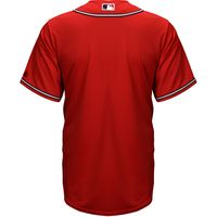 Men's Majestic Scarlet Cincinnati Reds Alternate Los Rojos Cool Base Jersey