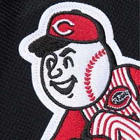 Mitchell & Ness Ken Griffey Jr. pour hommes, noir, Cincinnati Reds, collection Cooperstown, maillot d'entraînement au bâton en maille authentique