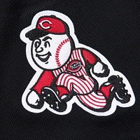 Mitchell & Ness Ken Griffey Jr. pour hommes, noir, Cincinnati Reds, collection Cooperstown, maillot d'entraînement au bâton en maille authentique