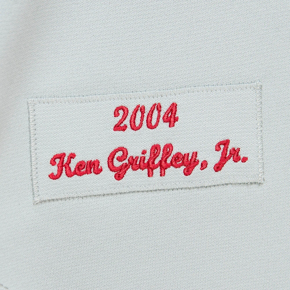 Mitchell & Ness Ken Griffey Jr. Gris Cincinnati Reds 2004 Cooperstown Collection Maillot authentique