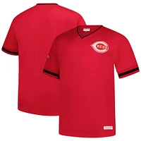 Men's Mitchell & Ness Red Cincinnati Reds Big Tall V-Neck T-Shirt