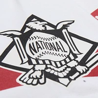 Men's Mitchell & Ness White Cincinnati Reds Cooperstown Collection Team Origins Premium T-Shirt