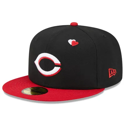 Men's Cincinnati Reds New Era Black/Red Alternate Authentic