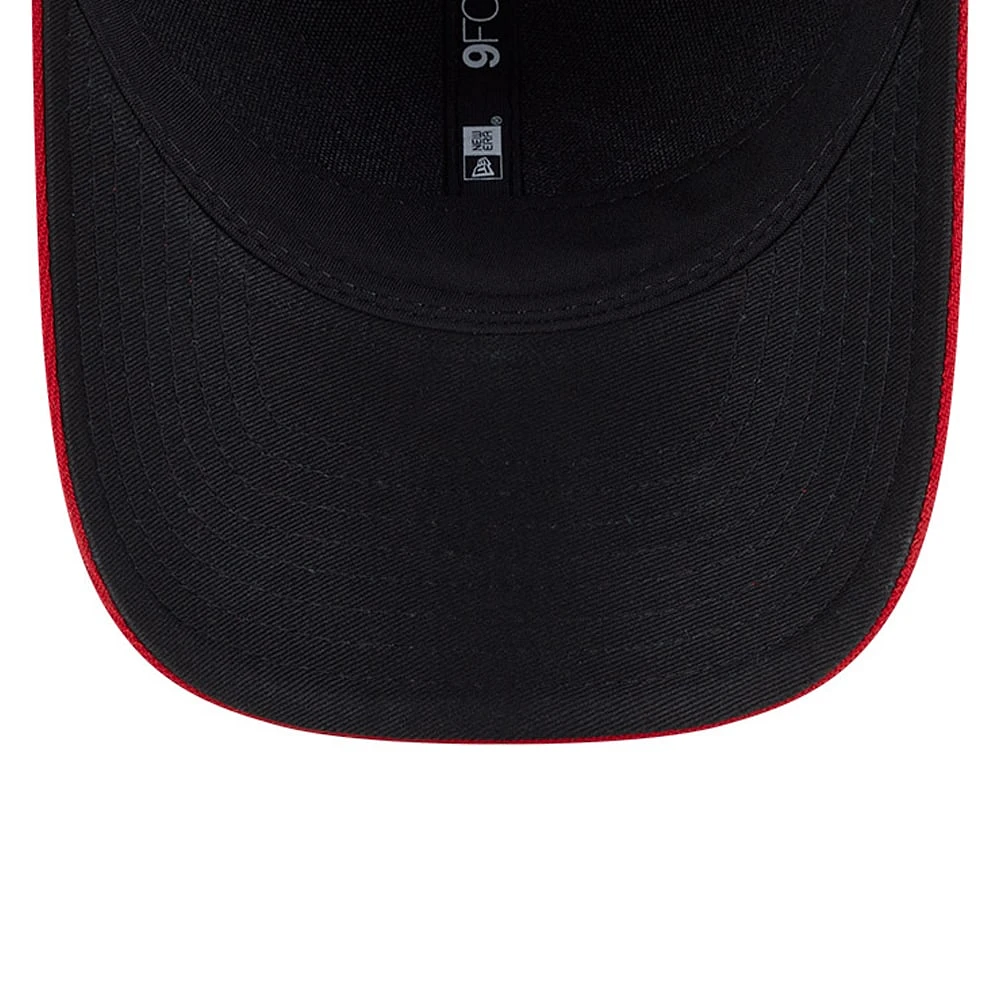 Men's New Era  Black/Red Cincinnati Reds Player Replica 9FORTY Adjustable Hat