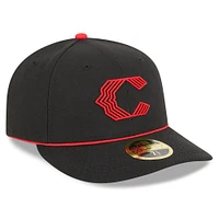 Men's New Era Black Cincinnati Reds 2023 City Connect Low Profile 59FIFTY Fitted Hat