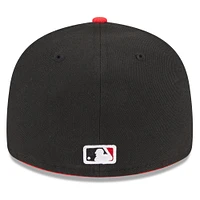 Men's New Era Black Cincinnati Reds 2023 City Connect Low Profile 59FIFTY Fitted Hat