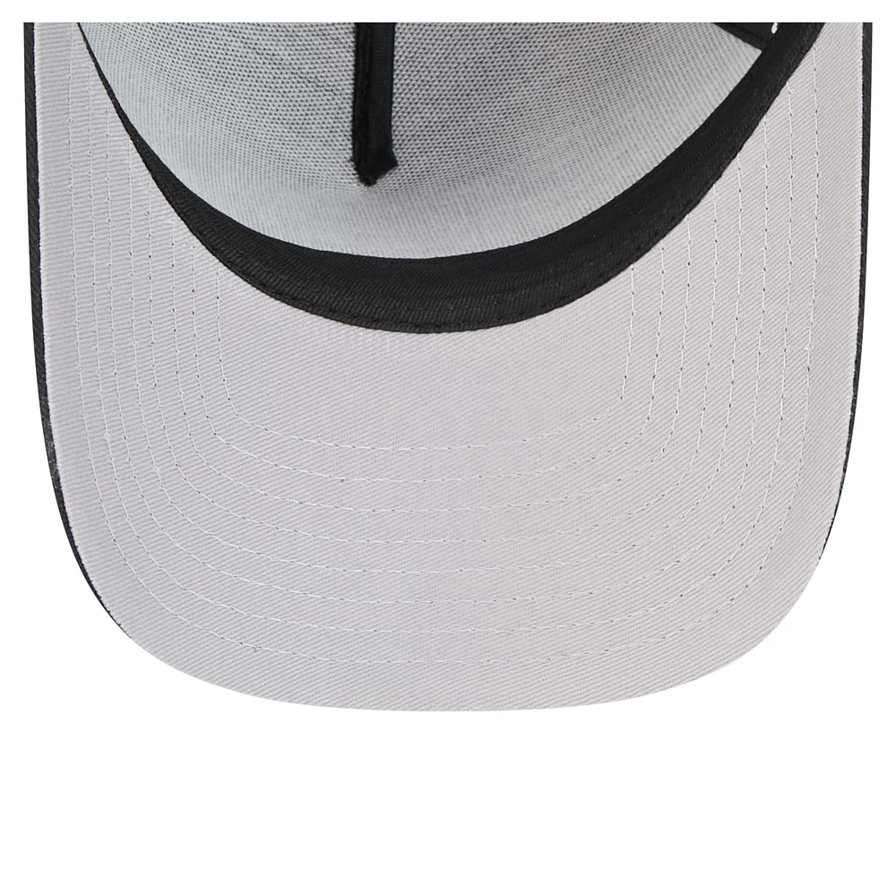 Casquette ajustable New Era 9FORTY A-Frame noire pour homme des Cincinnati Reds