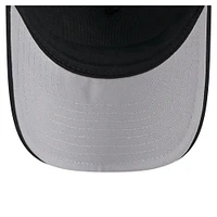 Men's New Era Black Cincinnati Reds City Initial 9FORTY A-Frame M-Crown Adjustable Trucker Hat