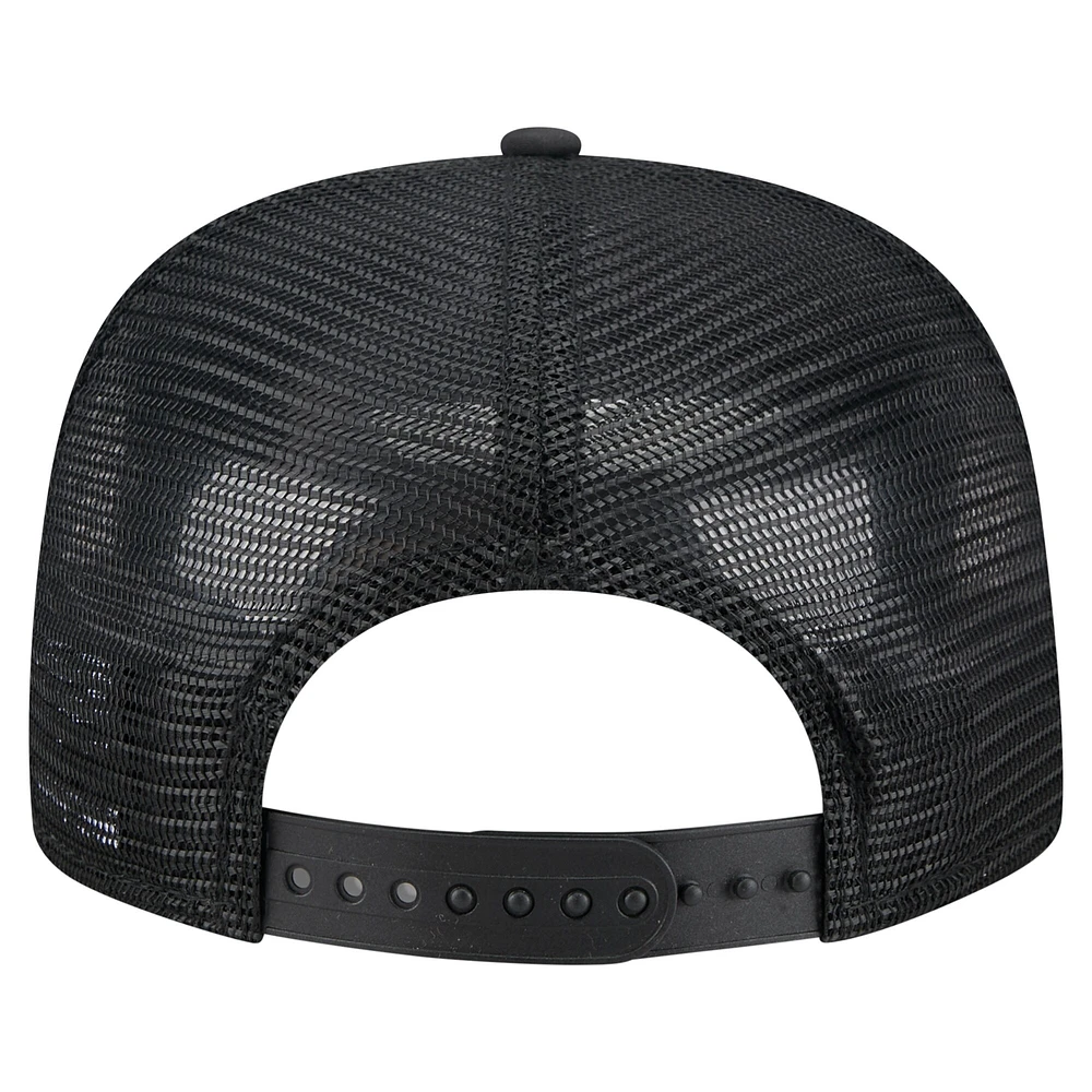 Casquette snapback noire Gummy Golfer Trucker des Reds de Cincinnati de New Era pour homme