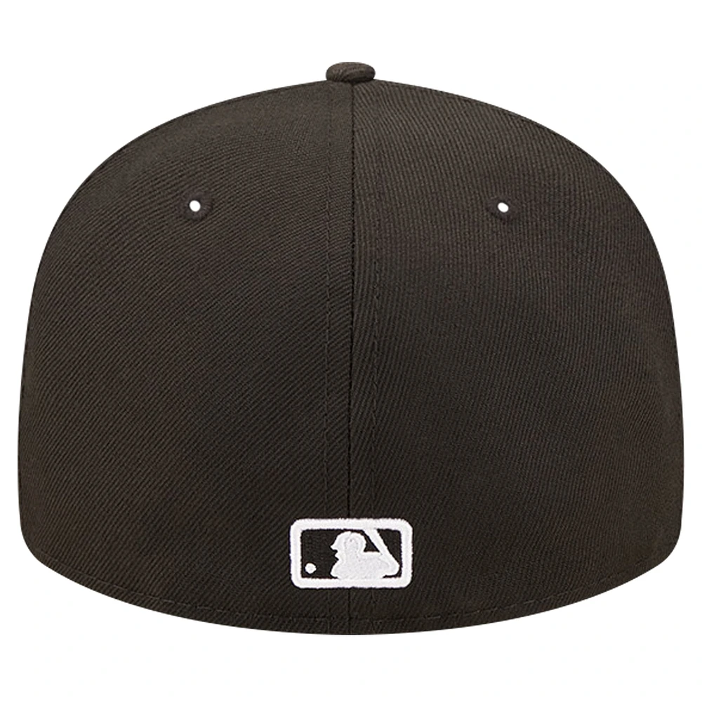 Casquette ajustée 59FIFTY Low Profile Cincinnati Reds New Era pour homme, noire