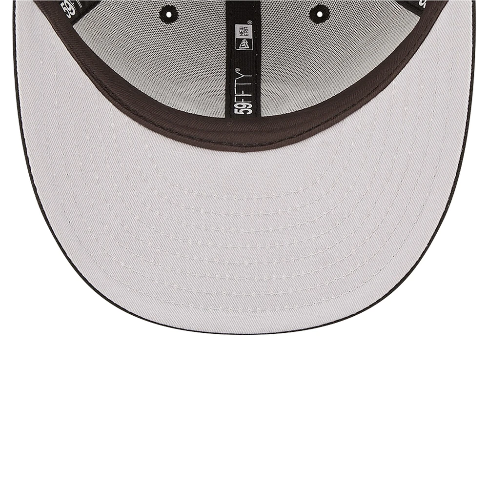 Casquette ajustée 59FIFTY Low Profile Cincinnati Reds New Era pour homme, noire