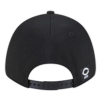 Men's New Era Black Cincinnati Reds Pivot 9FORTY Adjustable Hat