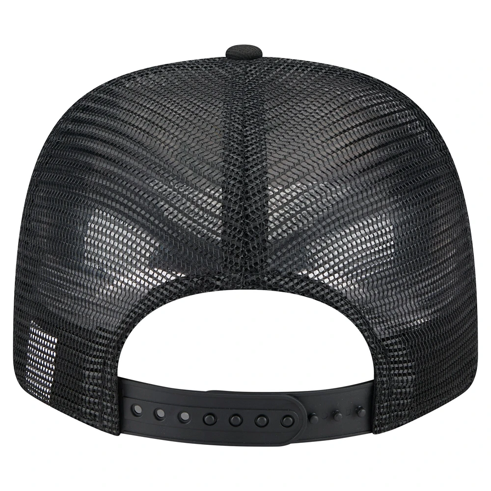 Casquette extensible à bouton-pression New Era 9SEVENTY noire pour homme