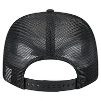 Casquette extensible à bouton-pression New Era 9SEVENTY noire pour homme