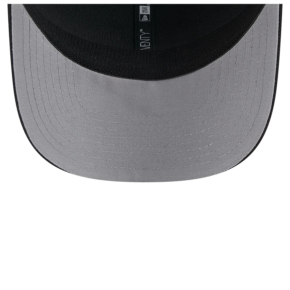 Casquette extensible à bouton-pression New Era 9SEVENTY noire pour homme