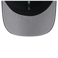 Casquette extensible à bouton-pression New Era 9SEVENTY noire pour homme