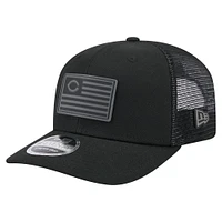 Casquette extensible à bouton-pression New Era 9SEVENTY noire pour homme