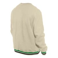 Men's New Era  Cream Cincinnati Reds St. Patrick's Day Twill Pullover Sweatshirt