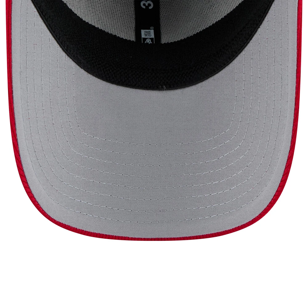 Men's New Era  Gray/Red Cincinnati Reds 2025 Batting Practice 39THIRTY Flex Hat