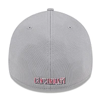 Casquette flex Active Pivot 39THIRTY New Era pour hommes, grise
