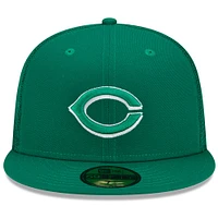 Men's New Era Green Cincinnati Reds 2022 St. Patrick's Day 59FIFTY Fitted Hat