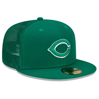 Men's New Era Green Cincinnati Reds 2022 St. Patrick's Day 59FIFTY Fitted Hat