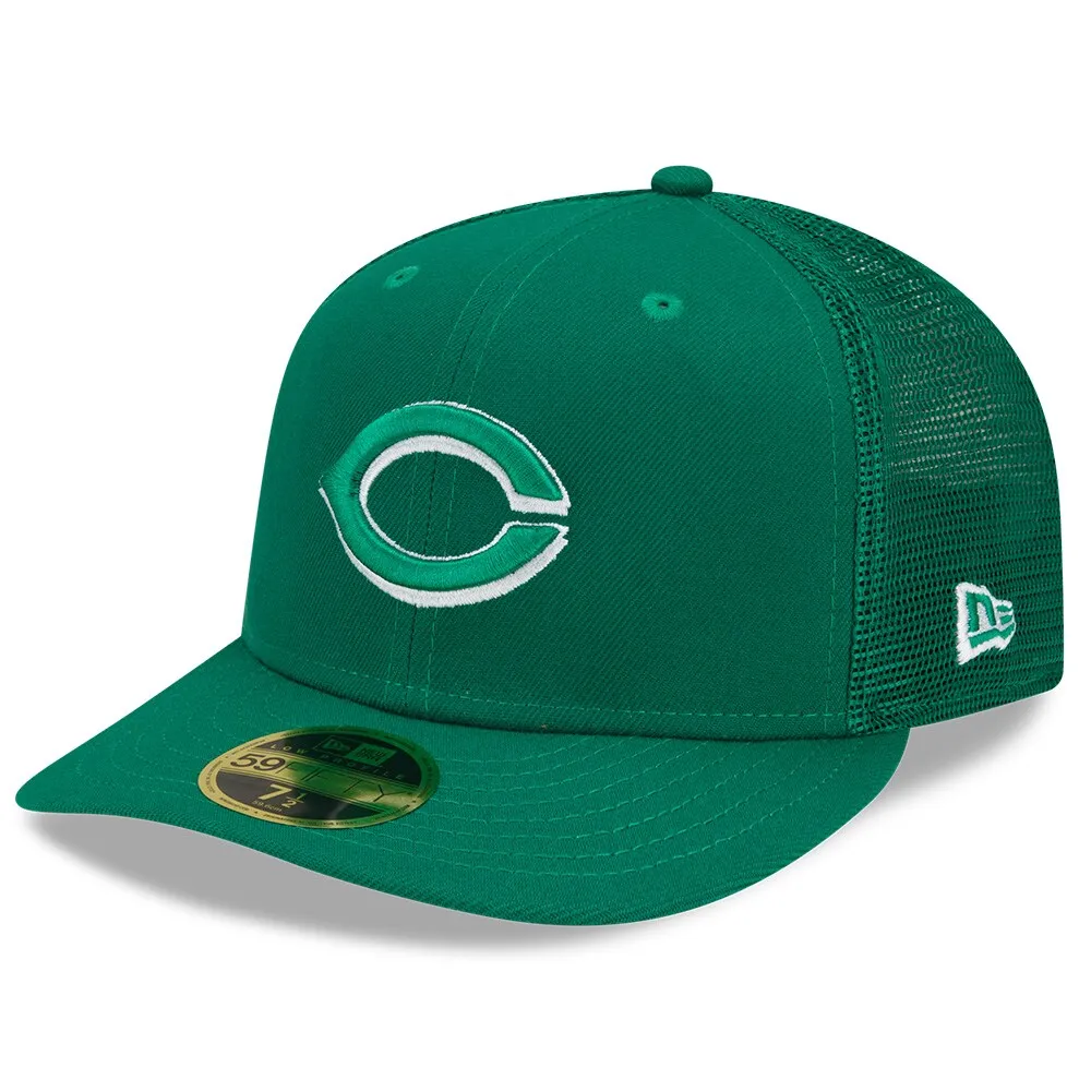 Lids Cincinnati Reds New Era Cooperstown Collection Riverfront Stadium  Passion Forest 59FIFTY Fitted Hat - Pink/Green