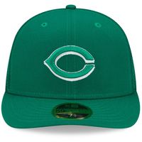 Men's New Era Green Cincinnati Reds 2022 St. Patrick's Day Low Profile 59FIFTY Fitted Hat