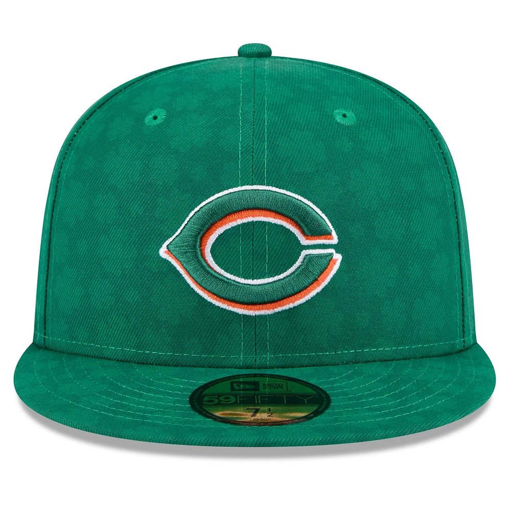 Casquette ajustée 59FIFTY Cincinnati Reds de New Era pour homme, vert Kelly