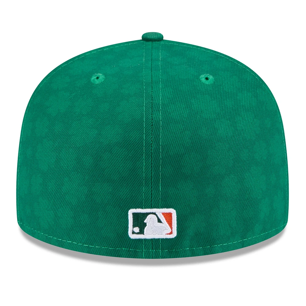 Casquette ajustée 59FIFTY Cincinnati Reds de New Era pour homme, vert Kelly