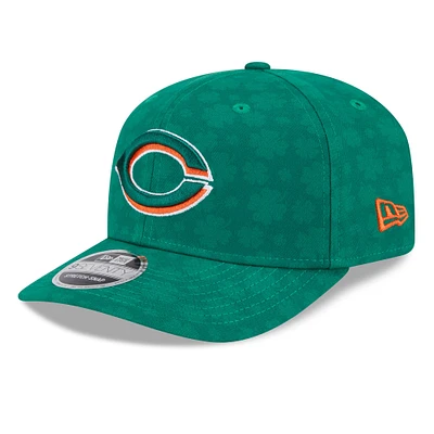Men's New Era Kelly Green Cincinnati Reds St. Patrick's Day 9SEVENTY Adjustable Hat