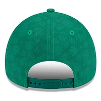 Casquette ajustable A-Frame 9FORTY de Cincinnati Reds de New Era pour homme, vert Kelly
