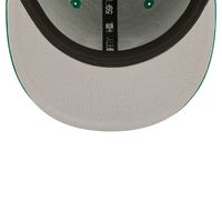 Men's New Era Kelly Green Cincinnati Reds White Logo 59FIFTY Fitted Hat