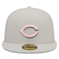 Casquette ajustée 59FIFTY pour homme New Era Kaki Cincinnati Reds 2023 Mother's Day On-Field