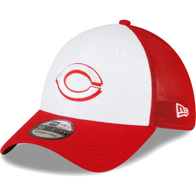 Lids Cincinnati Reds New Era Chrome Rogue 59FIFTY Fitted Hat - Cream/Pink