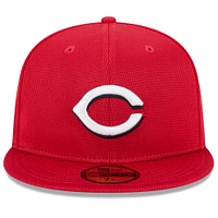 Men's New Era  Red Cincinnati Reds 2025 Spring Training 59FIFTY Fitted Hat