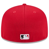 Men's New Era  Red Cincinnati Reds 2025 Spring Training 59FIFTY Fitted Hat