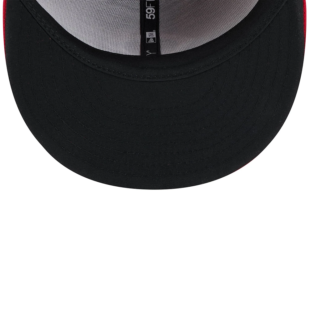 Men's New Era  Red Cincinnati Reds 2025 Spring Training 59FIFTY Fitted Hat