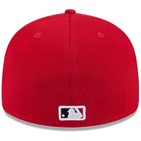 Men's New Era  Red Cincinnati Reds 2025 Spring Training Low Profile 59FIFTY Fitted Hat