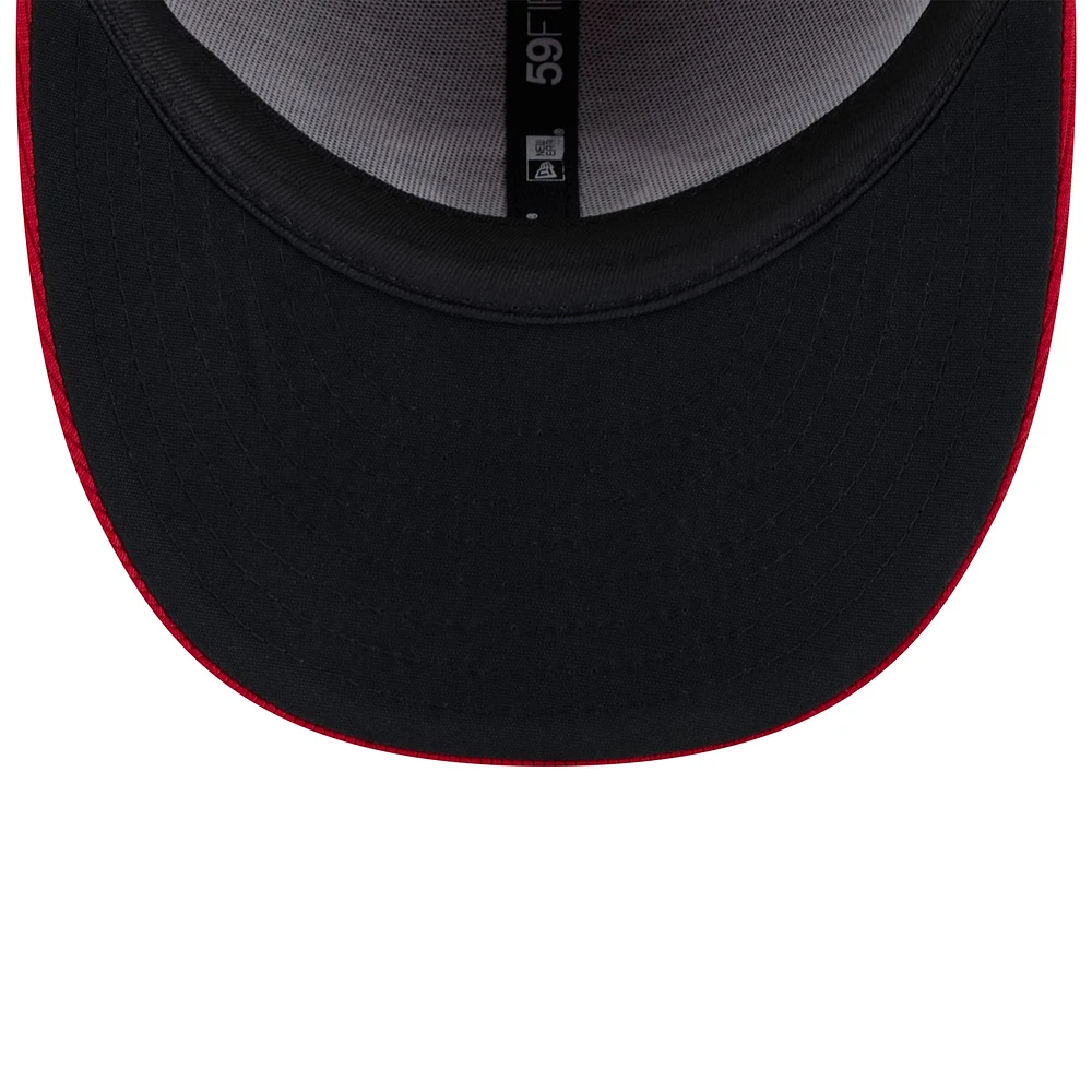 Men's New Era  Red Cincinnati Reds 2025 Spring Training Low Profile 59FIFTY Fitted Hat