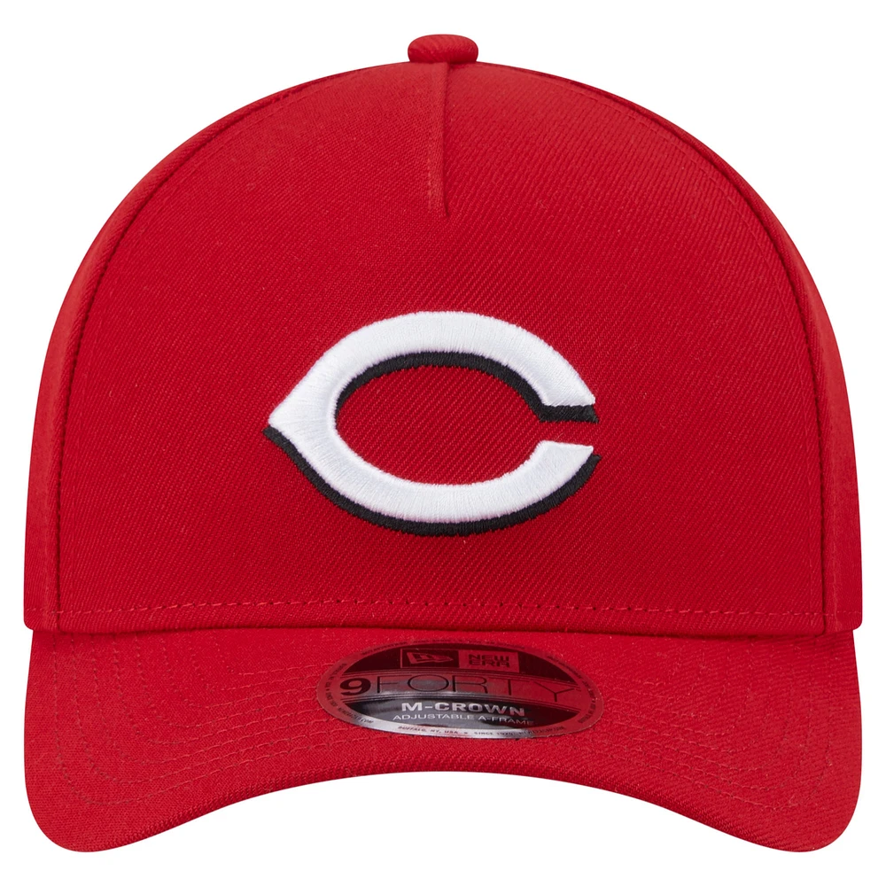 Men's New Era  Red Cincinnati Reds 9FORTY M-Crown Adjustable Hat