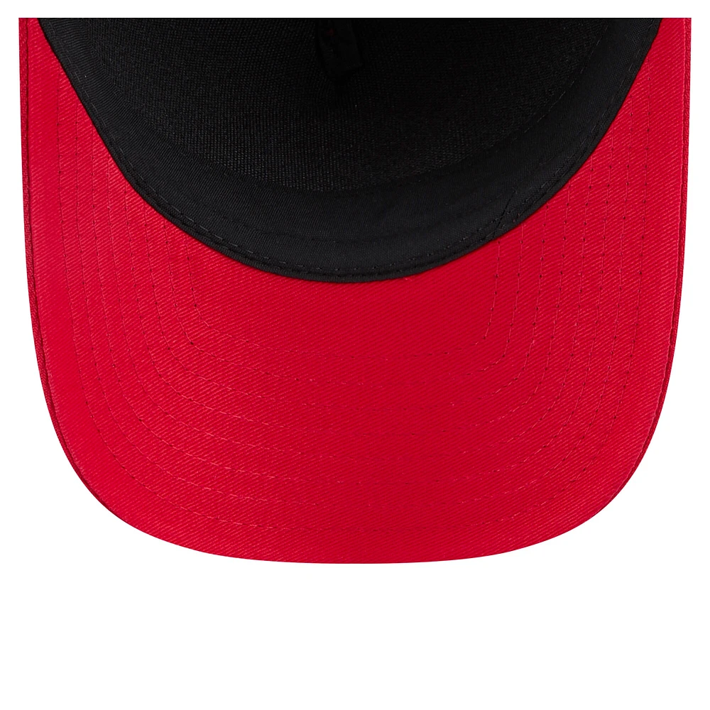 Men's New Era Red Cincinnati Reds American Flag 9FORTY M-Crown A-Frame Adjustable Hat