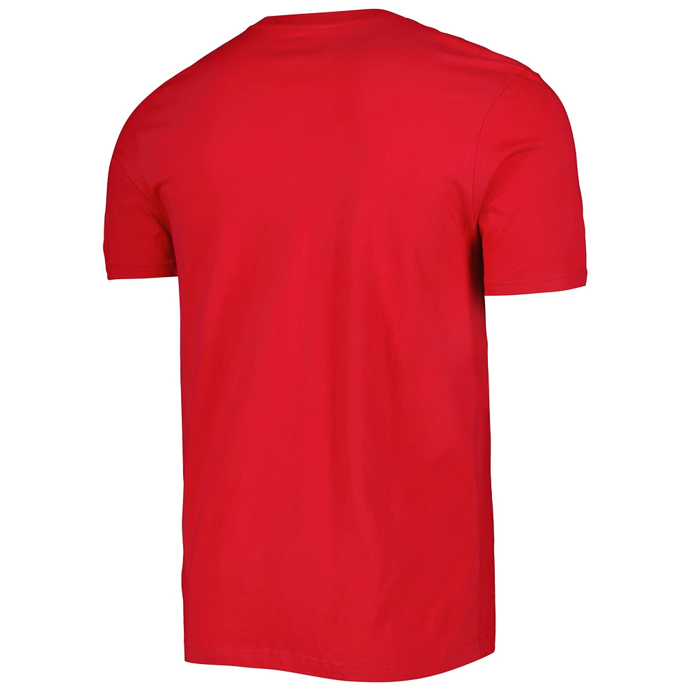 T-shirt d'entraînement au bâton rouge Cincinnati Reds New Era pour homme