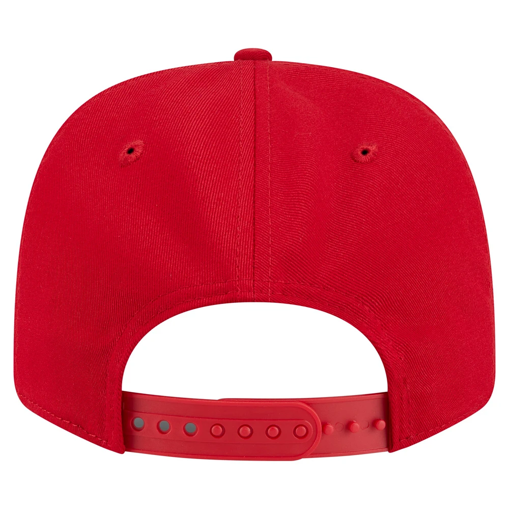 Casquette extensible à bouton-pression New Era 9SEVENTY rouge des Cincinnati Reds pour homme